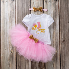 Baby Princess Dress Print Romper