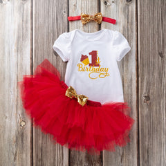Baby Princess Dress Print Romper