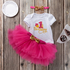Baby Princess Dress Print Romper