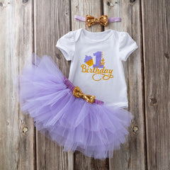 Baby Princess Dress Print Romper