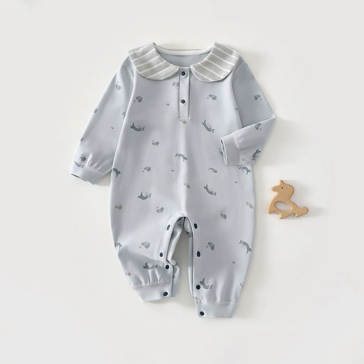 Baby Dolphin Print Romper