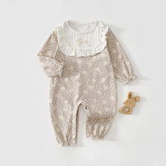 Baby  Brick Town Print Romper