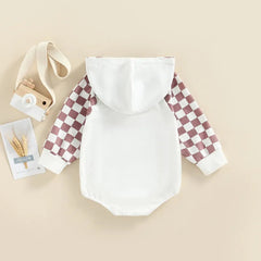 Baby Plaid Hooded Bodysuit