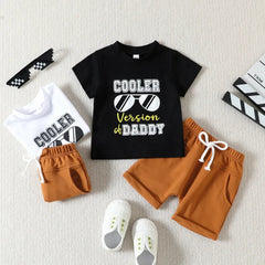 2pcs Baby Boy Print Set