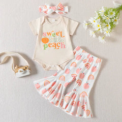 Baby Girl Sweet Little Peach Set