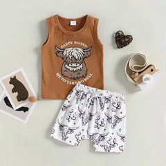 2 Piece Baby Boy Cowboy Set