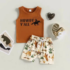 2 Piece Baby Boy Cowboy Set