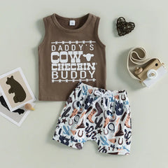 2 Piece Baby Boy Cowboy Set