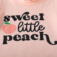 Baby Girl Sweet Little Peach Set