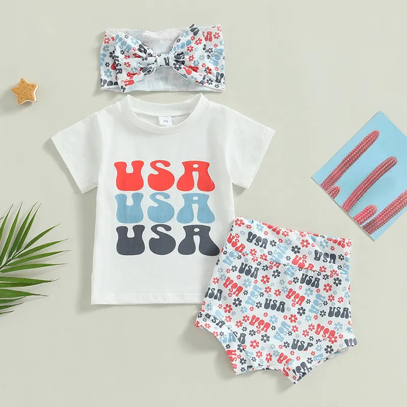 Baby Girl  USA Set