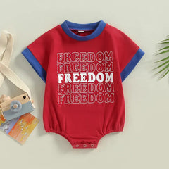 Baby Girl FREEDOM  Romper