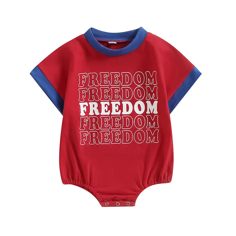 Baby Girl FREEDOM  Romper