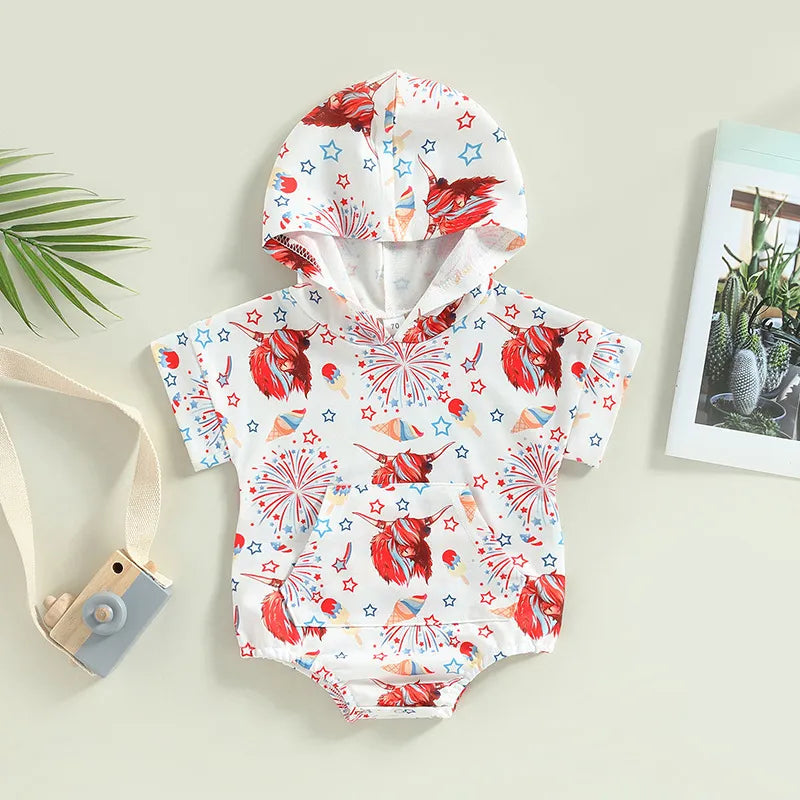 Baby Boy Independence Day Romper