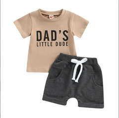 Baby Boy DAD'S LITTLE DUDE Set