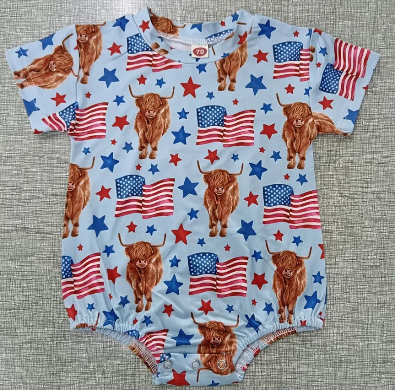 Baby Boy Independence Day Romper