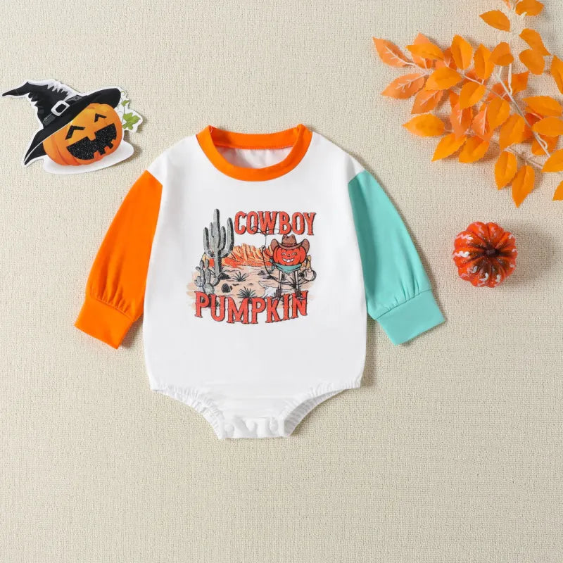 Baby Let's Go Ghouls Romper