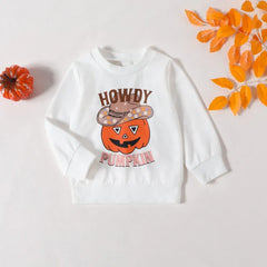 Baby Girl Howdy Pumpkin Print Set