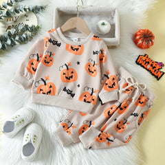 Baby Halloween Print Suit