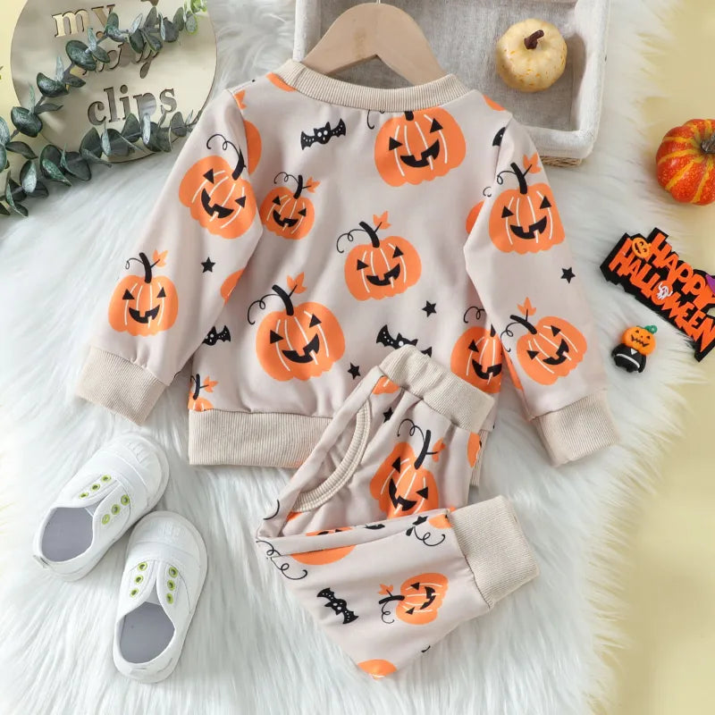 Baby Halloween Print Suit