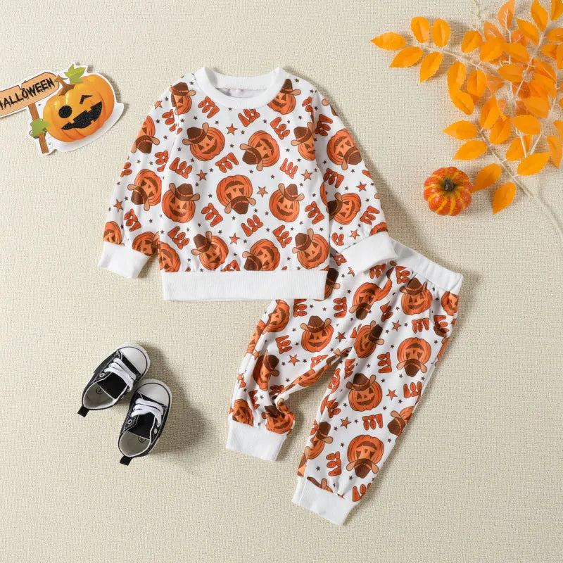 Baby Halloween Print Suit