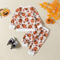 Baby Halloween Print Suit