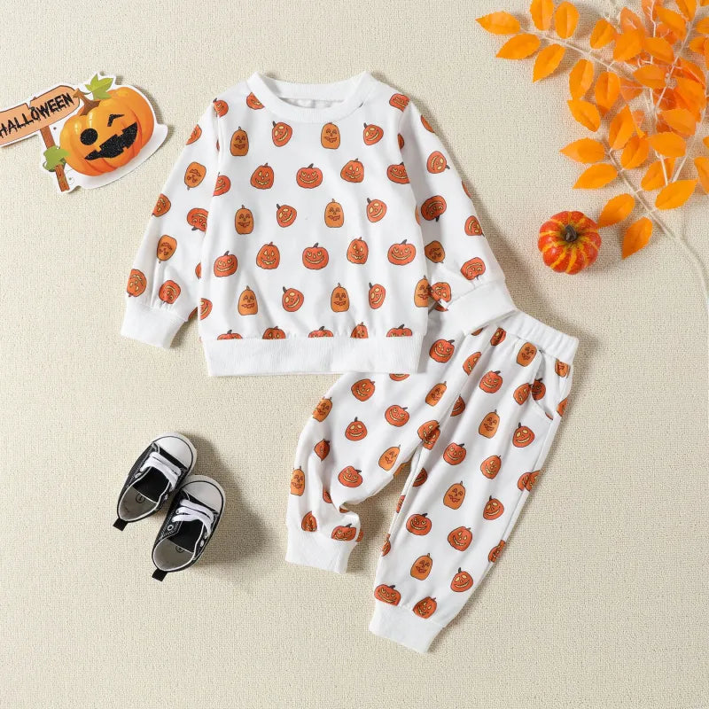 Baby Halloween Print Suit