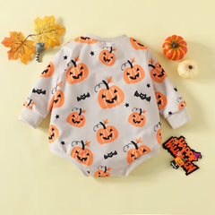 Baby Halloween Print Romper