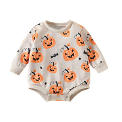 Baby Halloween Print Romper