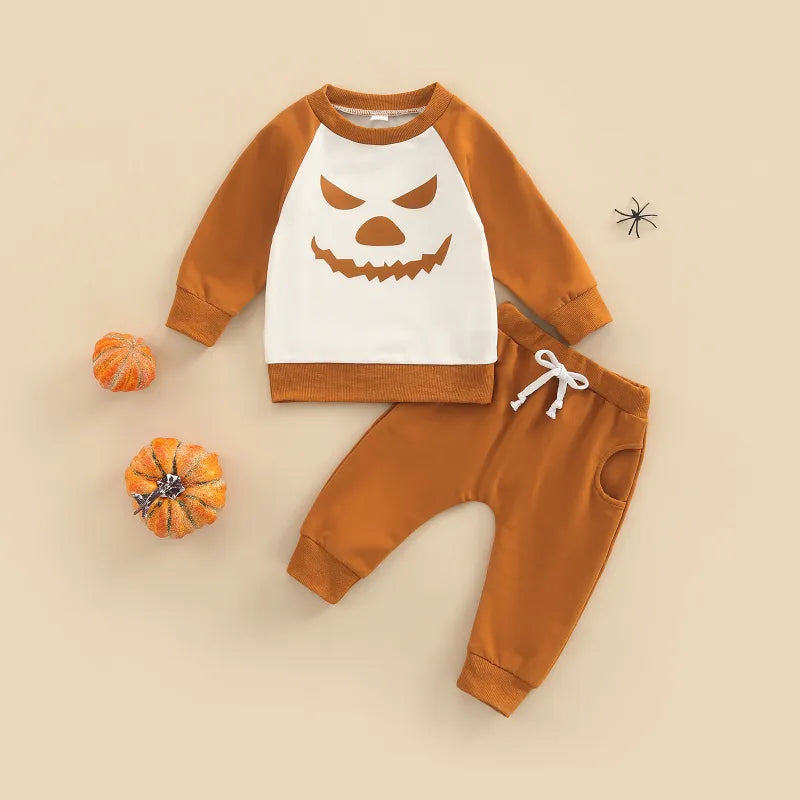 Baby Halloween Print Suit