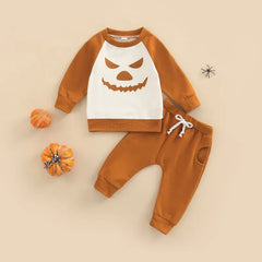 Baby Halloween Print Suit