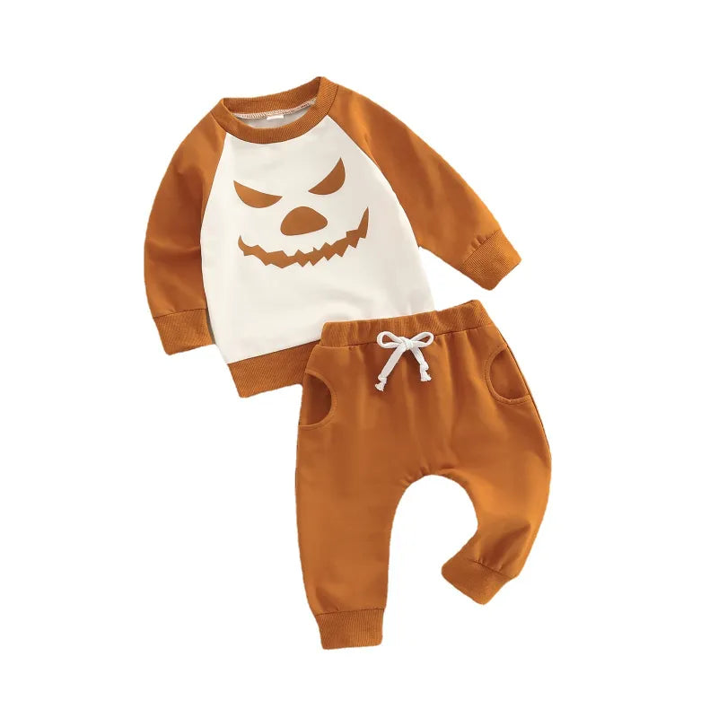 Baby Halloween Print Suit