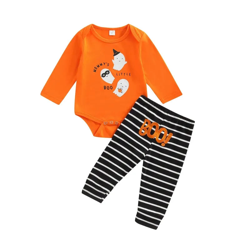 Baby Halloween Print Suit