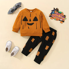 Baby Halloween Print Suit