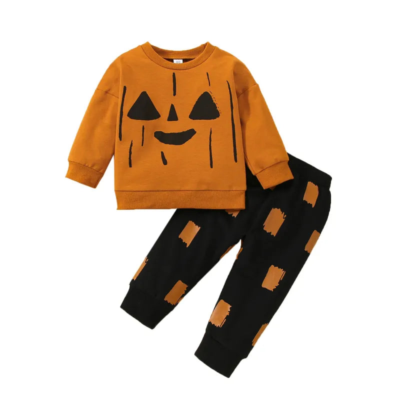 Baby Halloween Print Suit