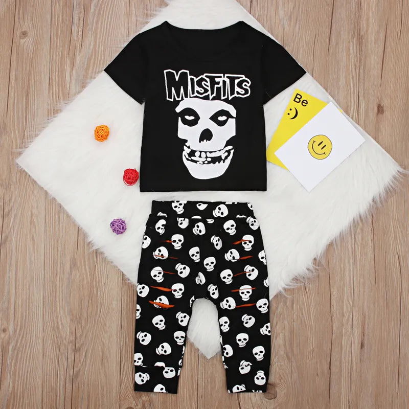 Baby Halloween Print Suit