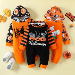 Baby Halloween Print Romper