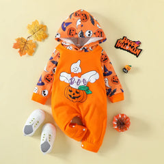 Baby Halloween Print Romper