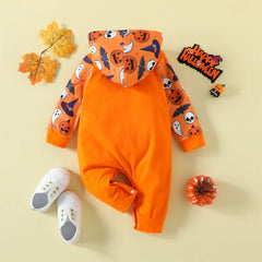 Baby Halloween Print Romper