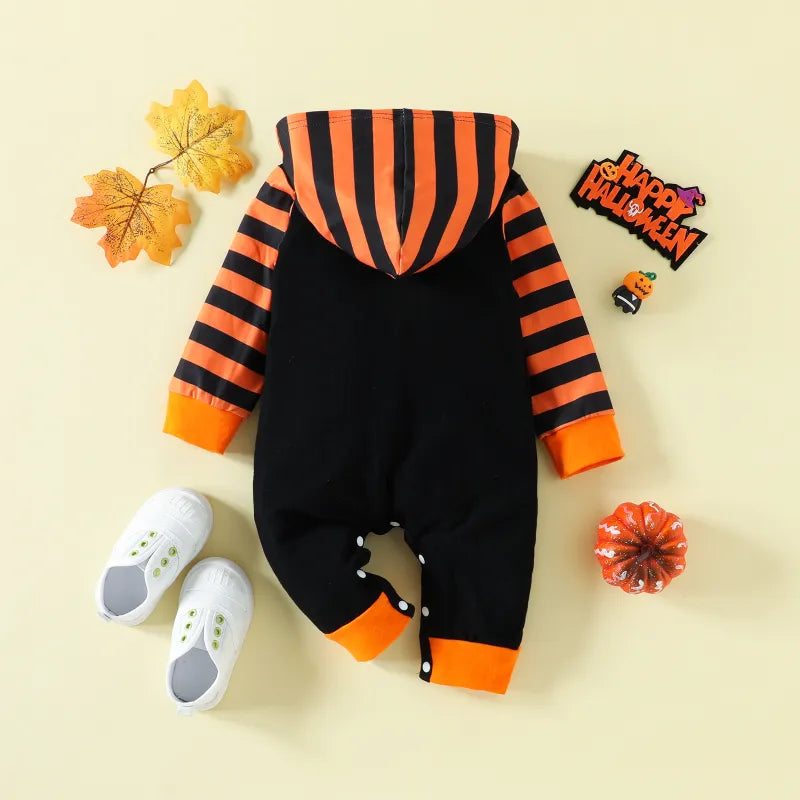 Baby Halloween Print Romper