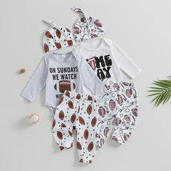 Baby Boy Ball Print Set