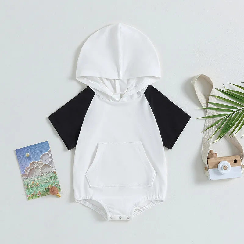 Baby Summer Hoodie Romper