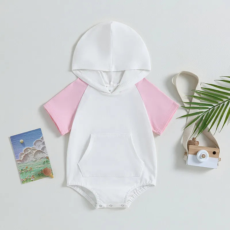 Baby Summer Hoodie Romper