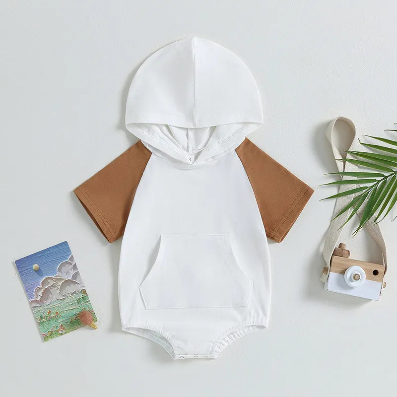 Baby Summer Hoodie Romper
