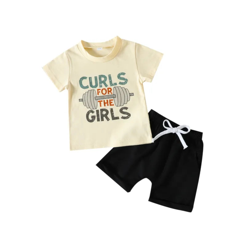 Baby Boy Curls For The Girls Set