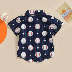 Baby Boy baseball print T-shirt