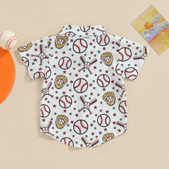 Baby Boy baseball print T-shirt