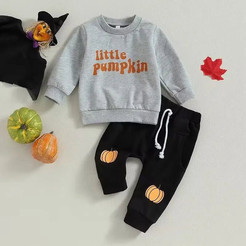 2-Piece Baby Boy Little Pumpkin Suit