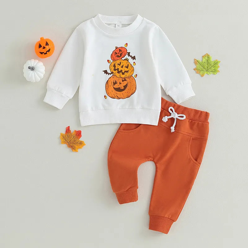 2-Piece Baby Boy Pumpkin Suit