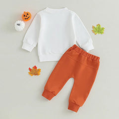 2-Piece Baby Boy Pumpkin Suit