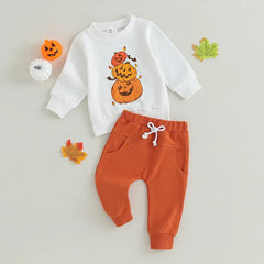 2-Piece Baby Boy Pumpkin Suit